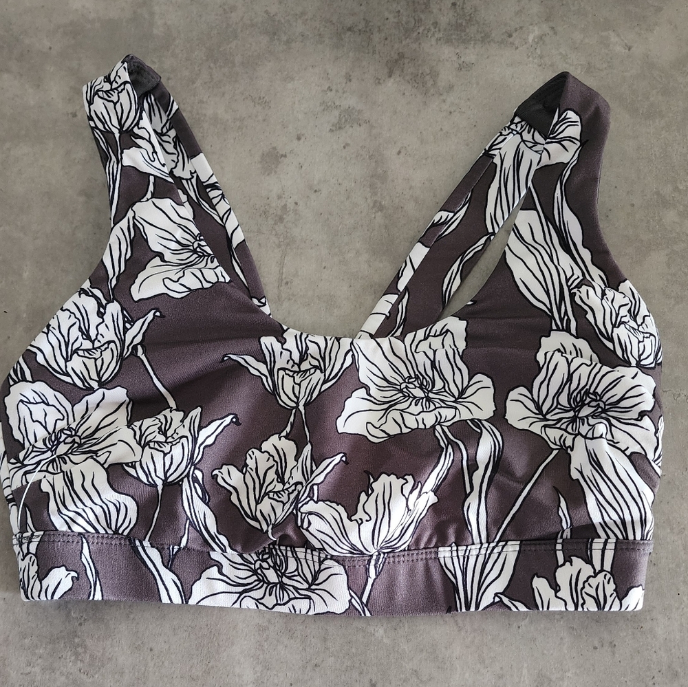 Woman's Joy Lab Floral Sports Bra Size XS